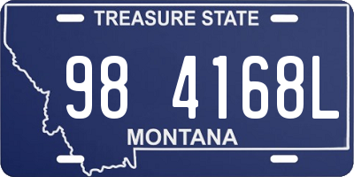 MT license plate 984168L