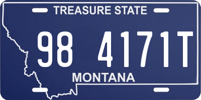 MT license plate 984171T