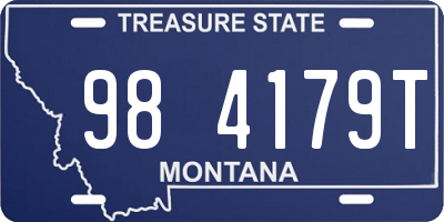 MT license plate 984179T