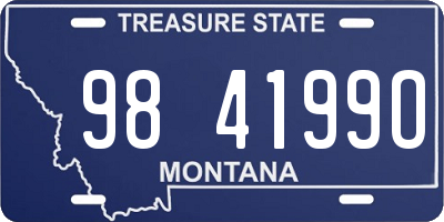 MT license plate 984199O