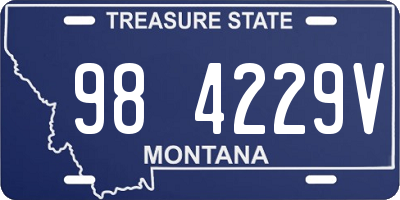 MT license plate 984229V