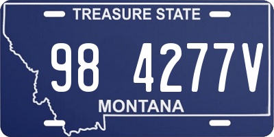 MT license plate 984277V