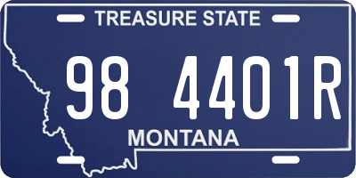 MT license plate 984401R