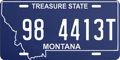 MT license plate 984413T