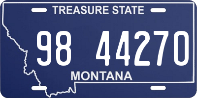 MT license plate 984427O