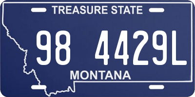 MT license plate 984429L