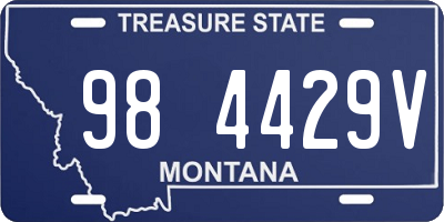 MT license plate 984429V