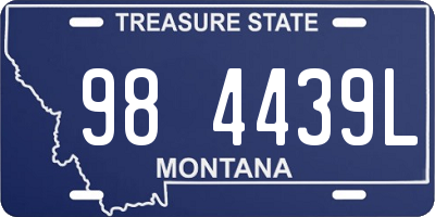 MT license plate 984439L