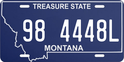 MT license plate 984448L