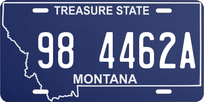 MT license plate 984462A