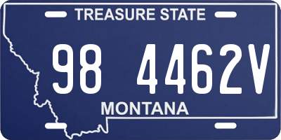 MT license plate 984462V