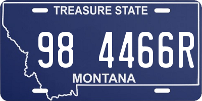 MT license plate 984466R