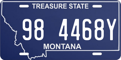 MT license plate 984468Y