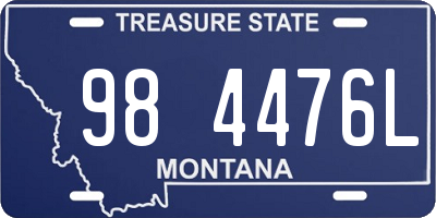 MT license plate 984476L