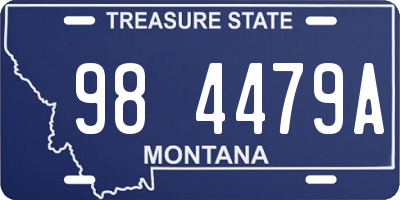 MT license plate 984479A