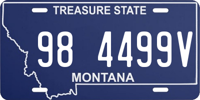 MT license plate 984499V