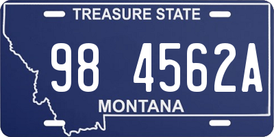 MT license plate 984562A
