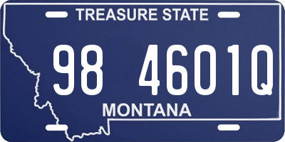 MT license plate 984601Q