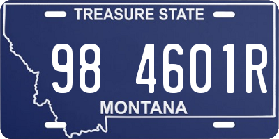 MT license plate 984601R