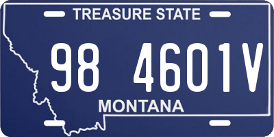 MT license plate 984601V