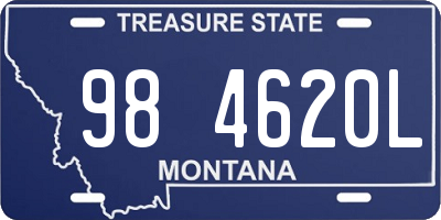 MT license plate 984620L