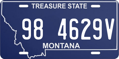 MT license plate 984629V