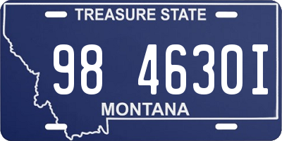 MT license plate 984630I