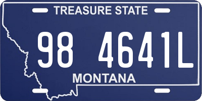 MT license plate 984641L