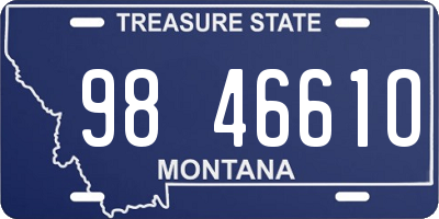 MT license plate 984661O