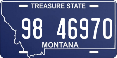 MT license plate 984697O