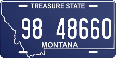 MT license plate 984866O