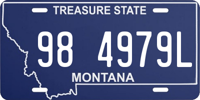 MT license plate 984979L