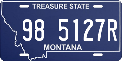 MT license plate 985127R