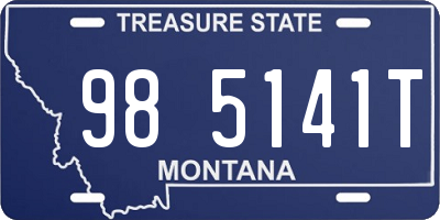 MT license plate 985141T