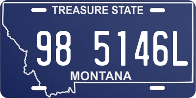 MT license plate 985146L