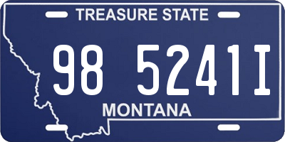 MT license plate 985241I