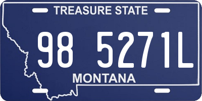 MT license plate 985271L