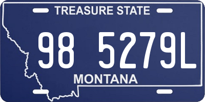 MT license plate 985279L