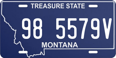 MT license plate 985579V