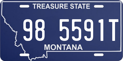 MT license plate 985591T