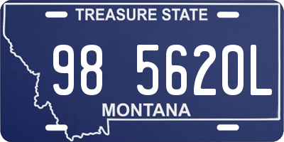 MT license plate 985620L