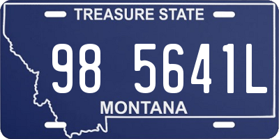 MT license plate 985641L