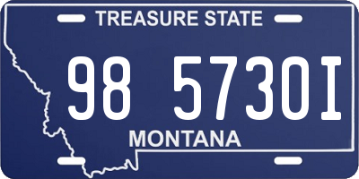 MT license plate 985730I