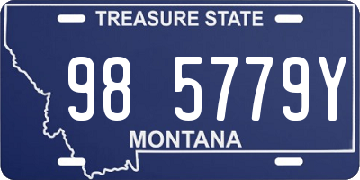 MT license plate 985779Y