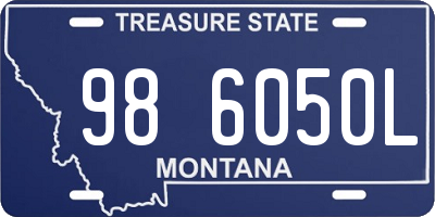 MT license plate 986050L