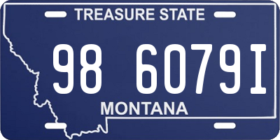 MT license plate 986079I