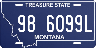 MT license plate 986099L
