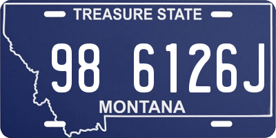 MT license plate 986126J