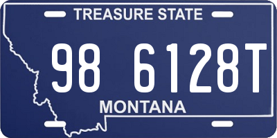 MT license plate 986128T