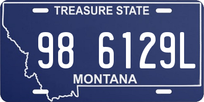 MT license plate 986129L